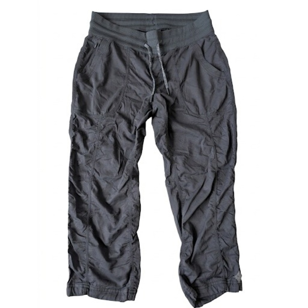 The North Face Aphrodite 2.0 Capri Pants Grey Herringbone Hiking Crop Mens M